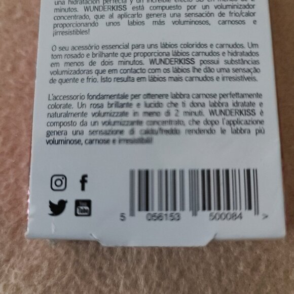 Wunder2 WunderKiss Lip Plumping Gloss ROSE Plump Lips In Under 2 Mins NEW - Picture 3 of 4